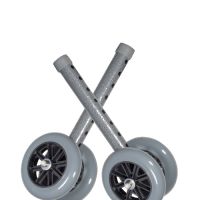 Wheel, 5-in. Fixed [PAIR] - Drive 10118SV - BARIATRIC - for Drive Walker Models 10220-1, 10223-1 (US/CANADA)