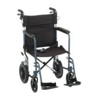 Transport Chair - Nova 330 - 20-in. - LIGHT WEIGHT w/Handbrakes