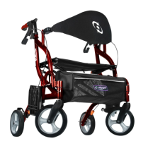 Rollator/Transport Chair - Drive Airgo Fusion - DUAL PURPOSE (US/CANADA)