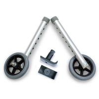 Wheel Attachments, 5-In. Fixed - Top Glide 0071 Deluxe Universal for Folding Walker Legs