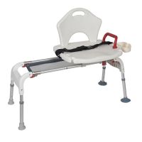 Bath Transfer Bench, Sliding - Drive RTL12075 - FOLDS FLAT (US/CANADA)
