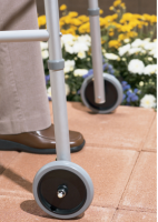 Wheel Attachments, 5 in. Fixed [PAIR] Guardian G07722-8 for 1 in. Walker Legs