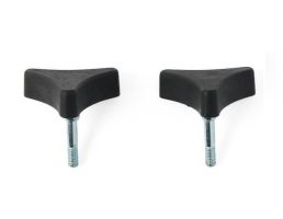 Knob, Height Adjustment, Tri-Cornered - MDS86825SLKB [PAIR] - Guardian/Medline Rolling Walkers