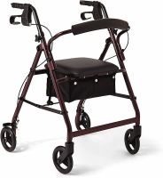Rollator - Medline MDS86850E LIGHT-WEIGHT Rolling Walker