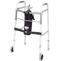 Holder, Oxygen Tank - Medline O2 Tank Holder for Walkers/Rollators 