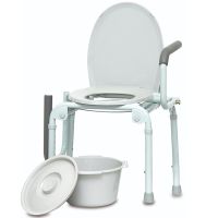 ProBasics Steel Drop-Arm Bedside Commode BSDAC and PARTS