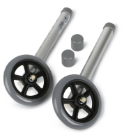 Wheel, 5 in. Fixed [PAIR] - Medline MDS86615W5 for Medline Walkers