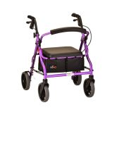 Rolling Walker - Nova 4220 Zoom - LIGHT WEIGHT - 20-In. w/8-In. SOFT-GRIP WHEELS