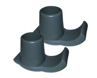 Glides, Ski [PAIR] - Drive RTL100017 - for 1 1/8-in. Walker Legs (US/CANADA)