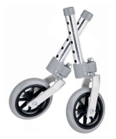 5-Inch Swivel-Wheel Leg Extensions for Folding Walkers [PAIR]