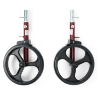 Wheel-Leg Assembly, Rear, PAIR - Medline MDS86800XWRWA for Bariatric Walker