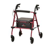 Rolling Walker - Nova 4205 Journey - STEEL - DUAL HEIGHT ADJUSTMENTS