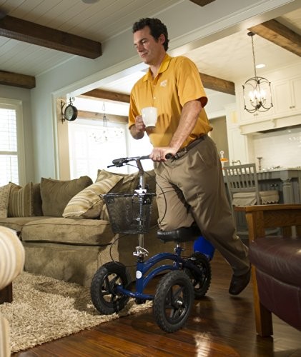 Knee Scooter Vs. Knee Crutch | Shop EZ Walker Rollators